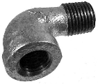 90 Degree Galvanized Street Elbow 150 Lb