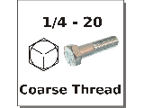 1/4-20 Hex Bolts Grade 5