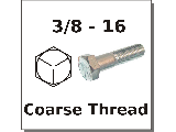 3/8-16 Hex Bolts Grade 5