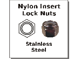 Metric Lock Nuts Nylon Insert Stainless Steel