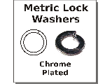 Metric Lock Washers Chrome Plated