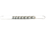 Extension Spring, 15/32 In x 3-3/4 In