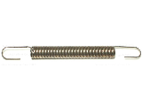 Extension Spring, 3/8 In x  4 In