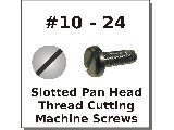 10-24 Pan Slotted Thread Cutting Screws