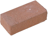 2" x 4" x 8" Red Utility Brick