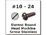 10-24 Round Head Stainless