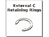 External C Type Retaining Rings