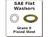 SAE Flat Washers Steel Grade 8