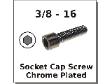 3/8-16 Socket Head Screws Chrome