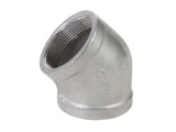 Stainless Steel Threaded 45 Degree Elbow (Sizes)