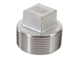 Stainless Steel Threaded Square Head Plug (Sizes)