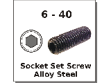 6-40 FINE Socket Set Screws