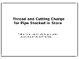 Thread and/or Cutting Charge