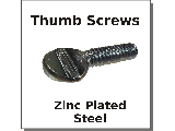 Thumb Screws Zinc Plated Steel